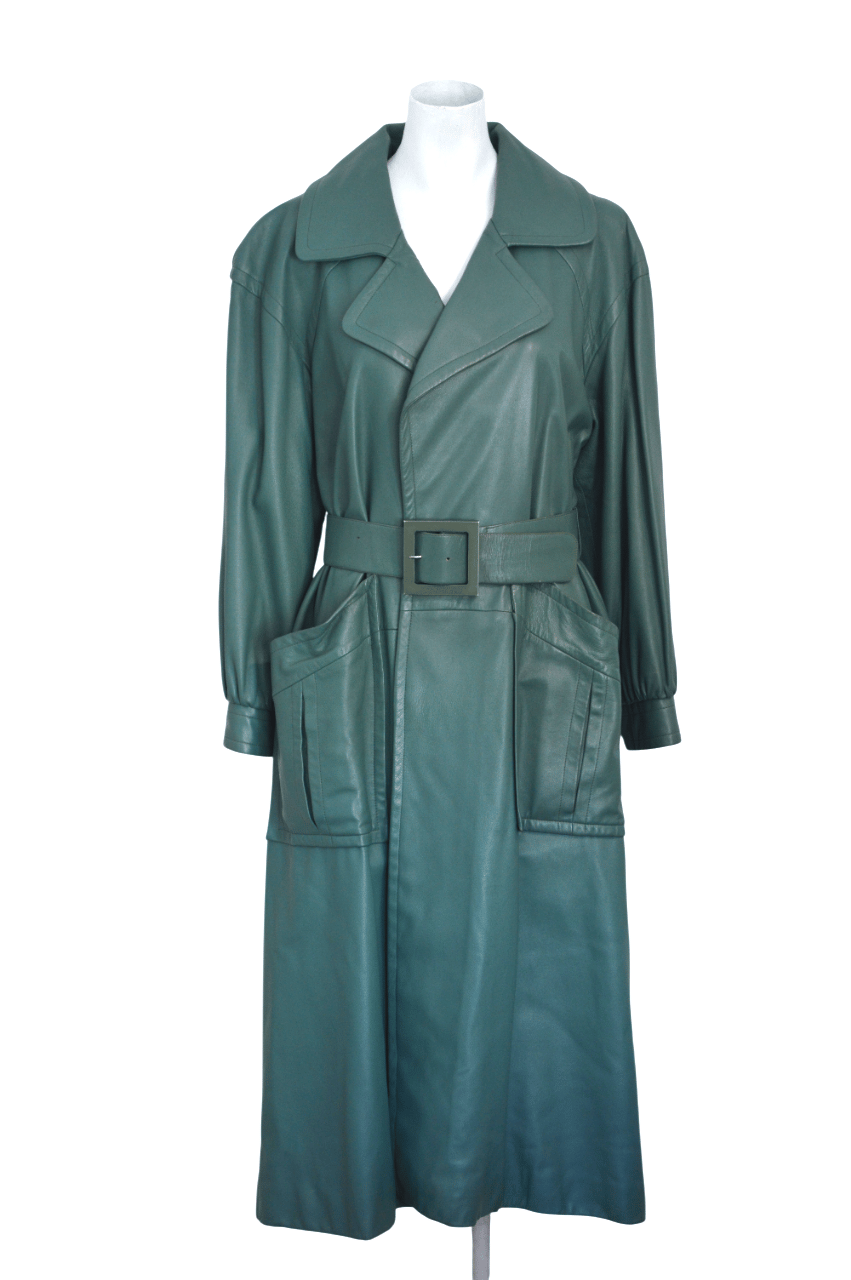 1980s Christian Dior leather coat | Mariella Castaneda Vintage 1980s Christian Dior leather coat | Mariella Castaneda Vintage